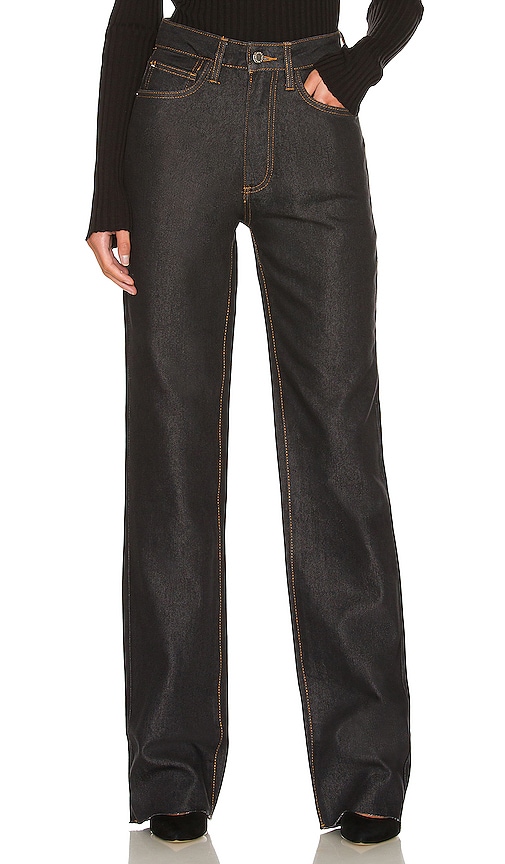 WeWoreWhat High Rise Dad Jean in Dani Blue & Black