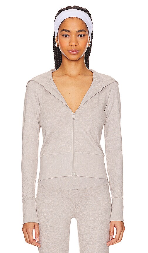 Fitted Zip Up Hoodie