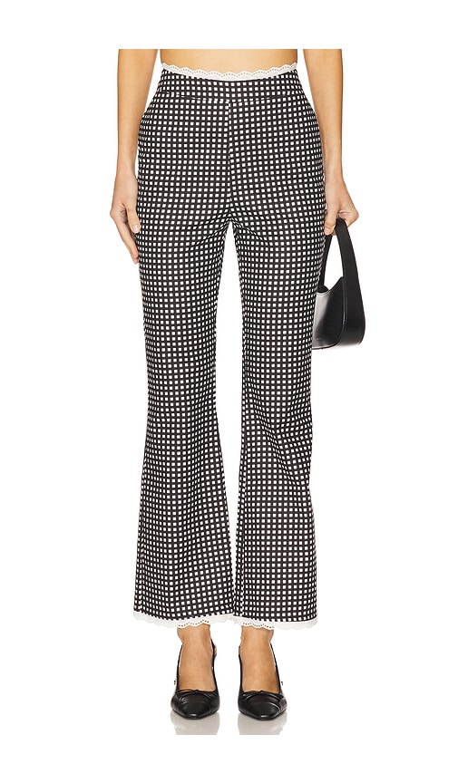 Crop Straight Pant in Black. - size 0 (also in 2, 4) - WeWoreWhat - Modalova