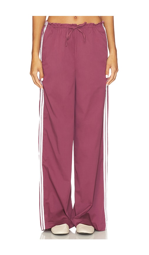 Weworewhat Pull On Ruffle Waist Pant In Red