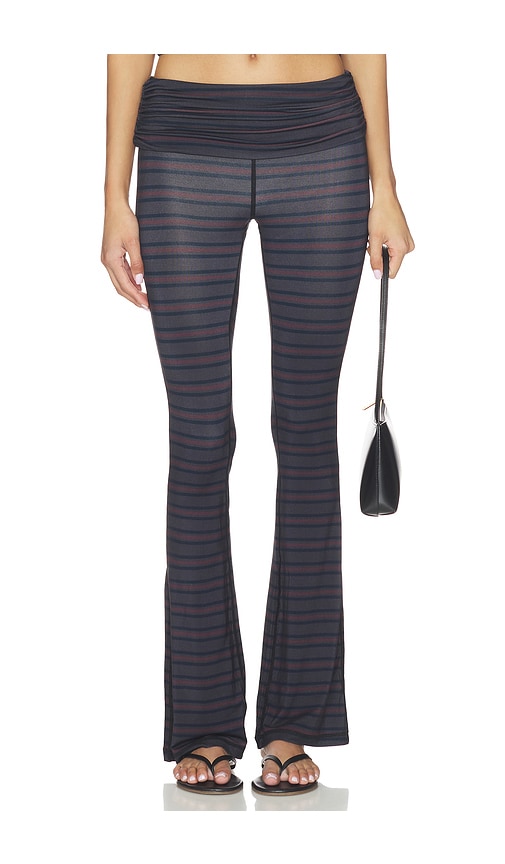 Fold Over Flare Legging