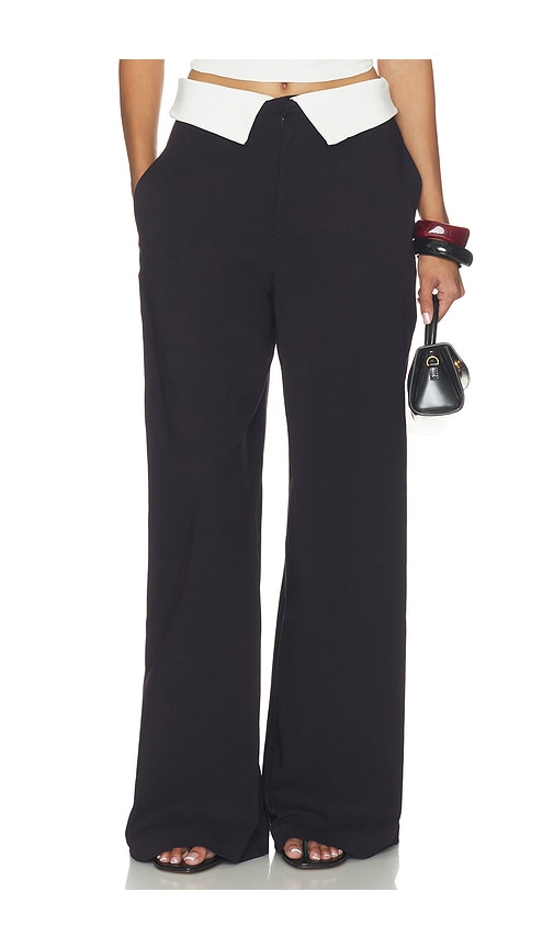 Fold-over Waist Trouser