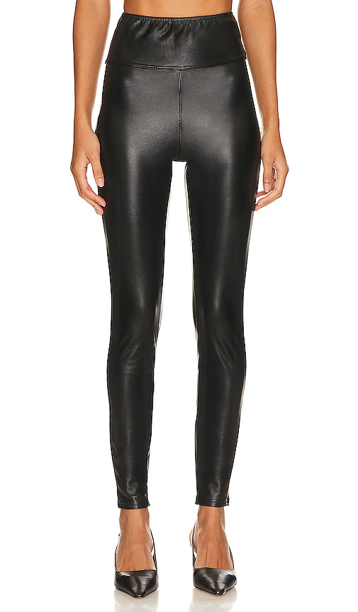 Shop Weworewhat Faux Leather Legging In Black