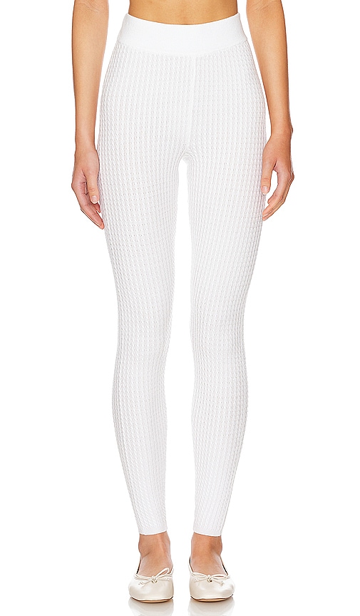 Weworewhat Cable Knit Legging In 米白