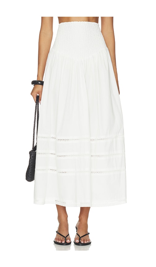 Smocked Maxi Skirt
