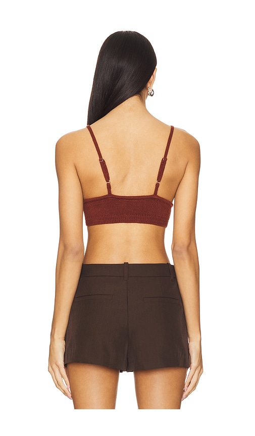  Weworewhat Bikini-oberteil Sweater In Brown. Größe S. Also In M, L, Xl. 