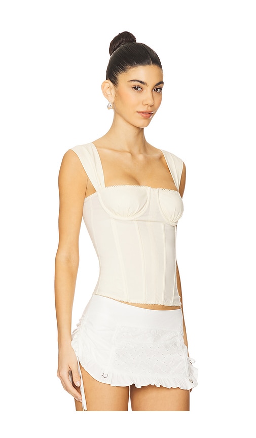 WEWOREWHAT RUCHED CUP CORSET