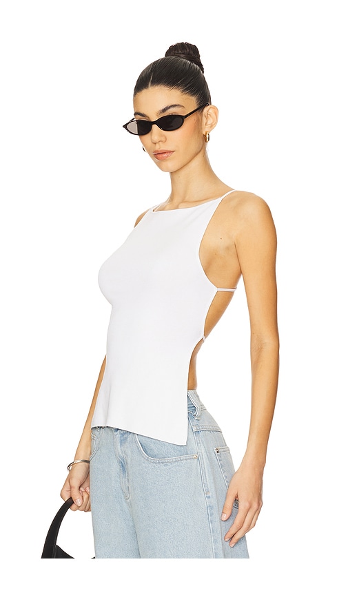 High Straight Neck Top in White. - size L (also in M, S, XL, XS) - WeWoreWhat - Modalova