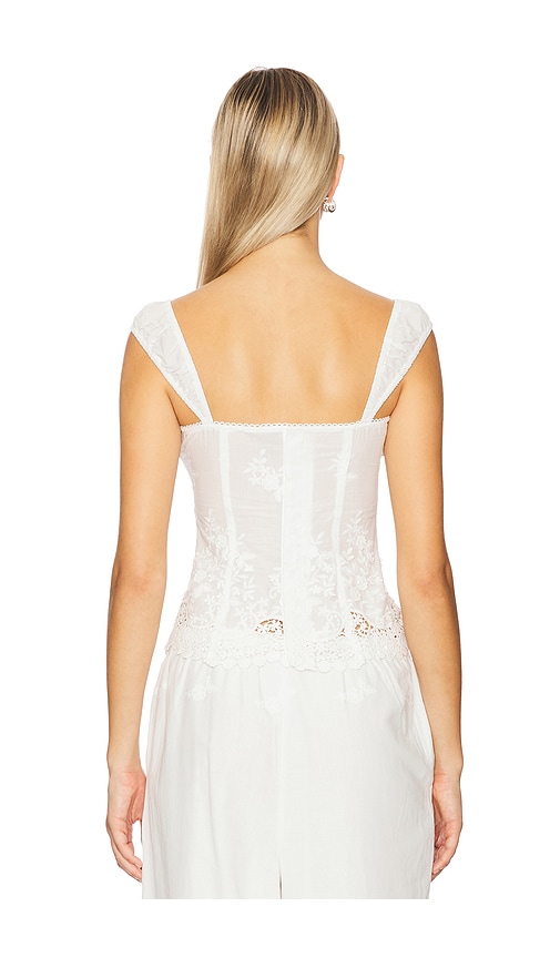  Weworewhat Bikini-oberteil Mit Bustier In Ivory. Größe 00. Also In 0, 2, 4. 