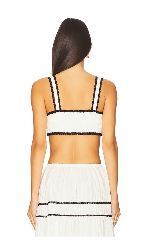  Weworewhat Crop-top Mit Rüschen In White. Größe S. Also In M, Xl, L. 