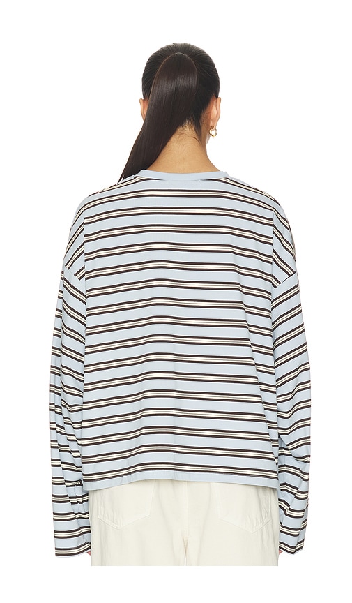  Weworewhat Boxy Oversized Crew Neck In Blue. Size S/m. Also In Xxs/xs, L/xl. 