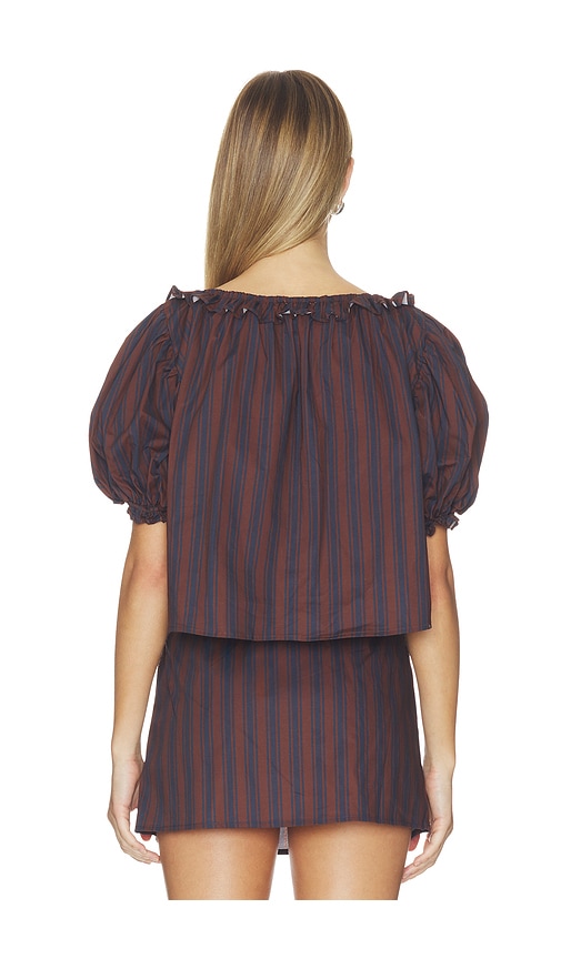 WeWoreWhat Puff Sleeve Button Up Top | Thumbnail 3