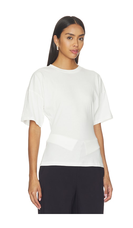 Weworewhat Cinched T-shirt In White