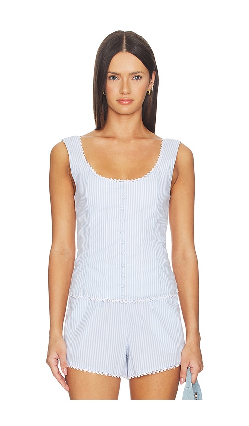 WeWoreWhat Scoop Neck Corset Top