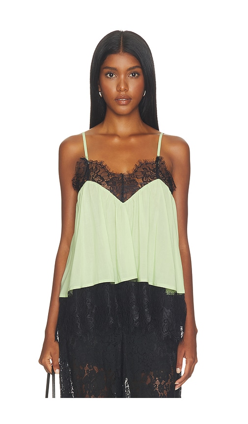 Lace Voile Cami Top