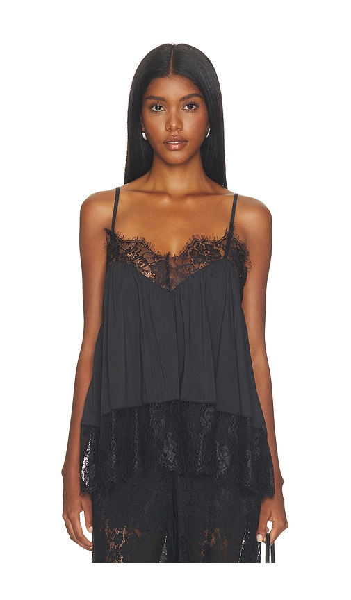 Lace Voile Cami Top