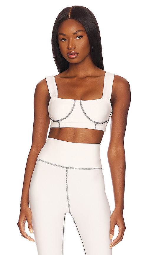 WeWoreWhat Corset Top in Off White