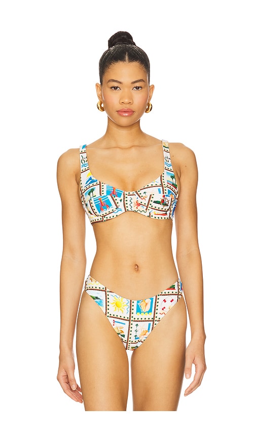 Scoop Underwire Top in Cream. - size L (also in M, S, XS, XXS) - WeWoreWhat - Modalova