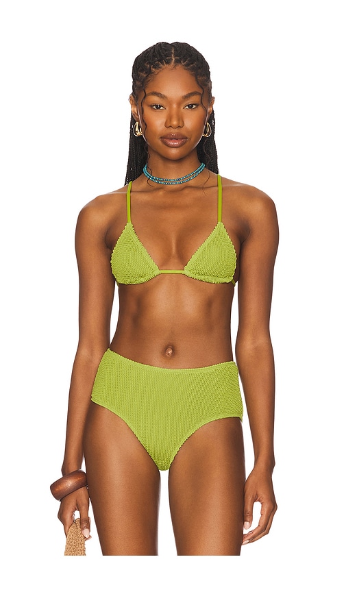 Cooper Bikini Top in Green. - size XL (also in L, M, S, XS)