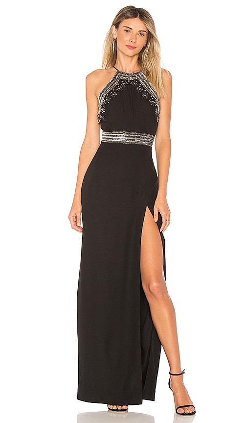 X by NBD Pippa Gown in Black | REVOLVE