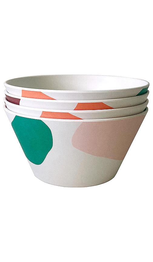 Shop Xenia Taler Studio Cereal Bowl Set Of 4 In White