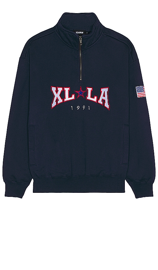 Shop Xlarge Xlla Half Zip Sweatshirt In 藏青色