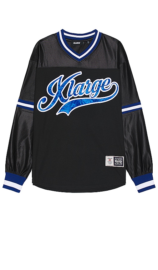 Shop Xlarge Long Sleeve Game Shirt In 黑色