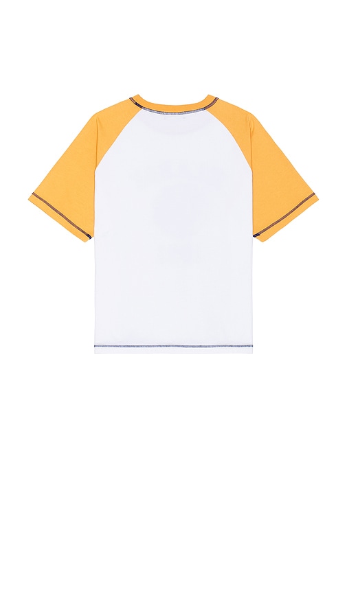 Shop Xlarge Color Scheme Stitch Raglan Tee In White