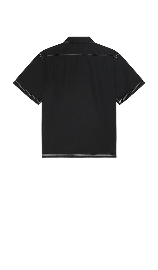 Shop Xlarge Zip Up Work Shirt In Black