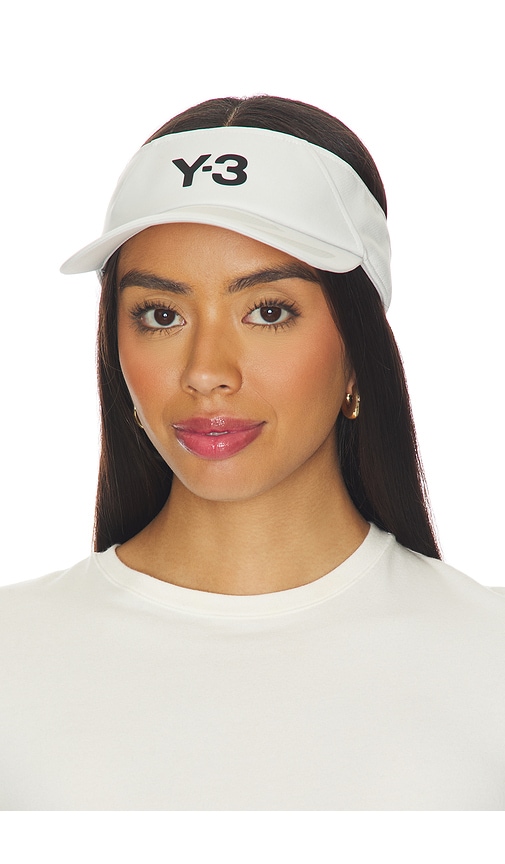 Y-3 X Us Open Climacool Visor In White