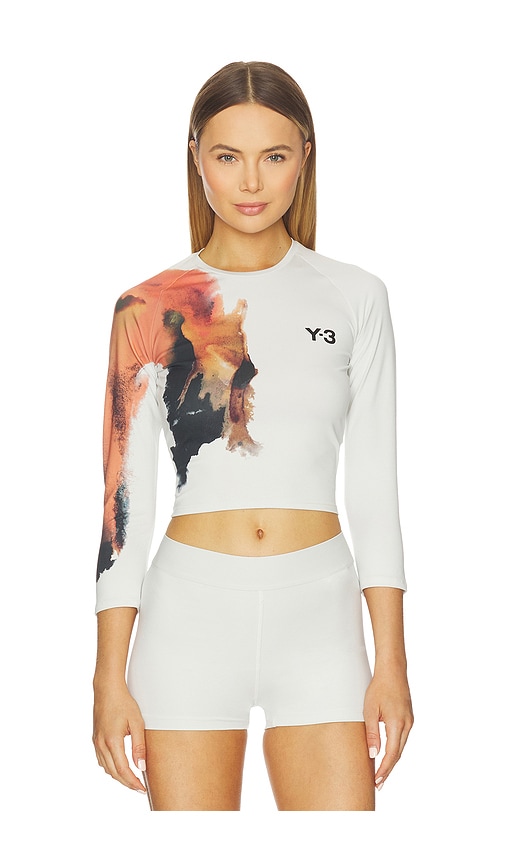 Y-3 X US Open Tennis Crop Long Sleeve Pro Top