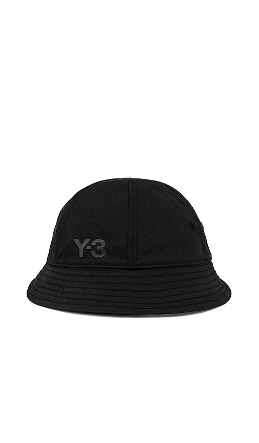 Y-3 Yohji Yamamoto Bucket Hat in Black 