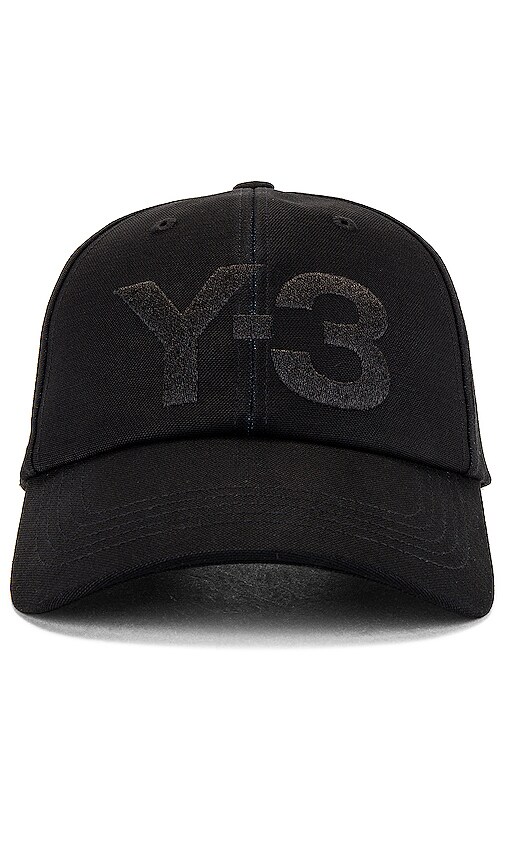 y3 logo cap