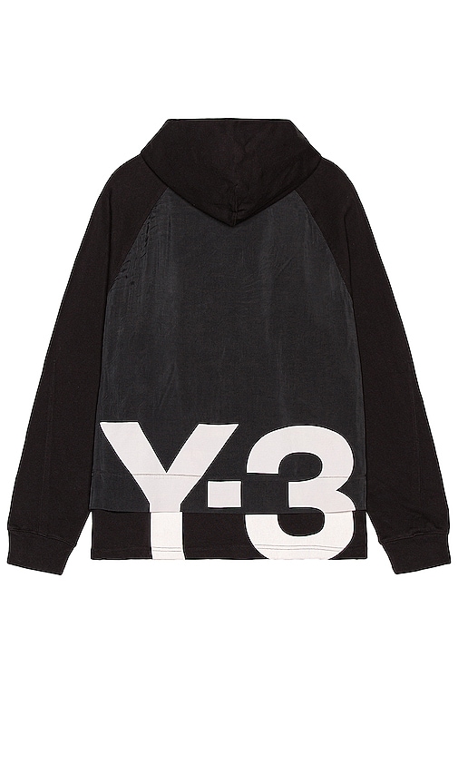 Y-3 Yohji Yamamoto CH3 Jersey GFX Hoodie in Black | REVOLVE