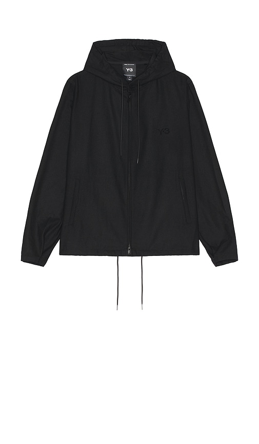 Shop Y-3 Flannel Jacket In Black