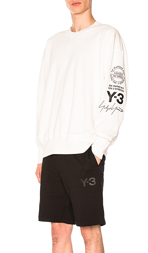 Y-3 Yohji Yamamoto Graphic Crew Sweater 