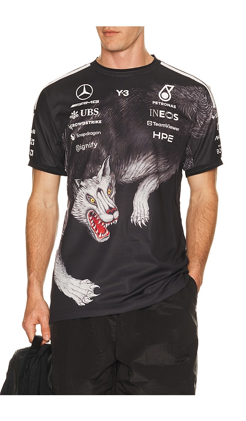 Y-3 x F1 Drvr Jersey in Black
