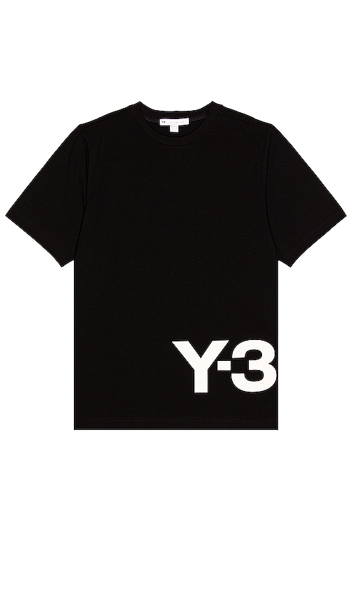 Y-3 Yohji Yamamoto CH1 Large Logo Tee in Black