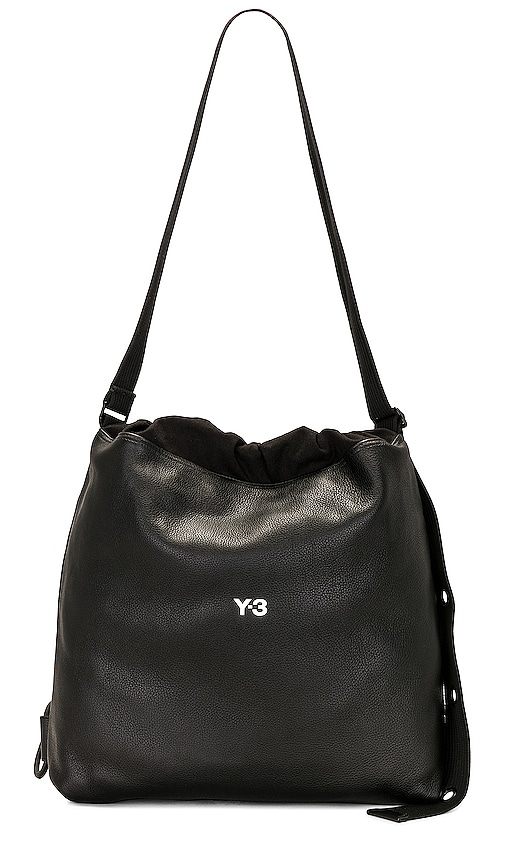 Y-3 Yohji Yamamoto Lux Gym Bag in black | REVOLVE