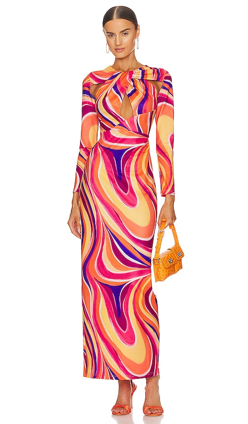 YAURA Ekua Dress in Orange