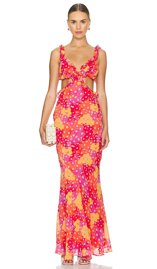 YAURA Enitan Dress in Bubblegum Print