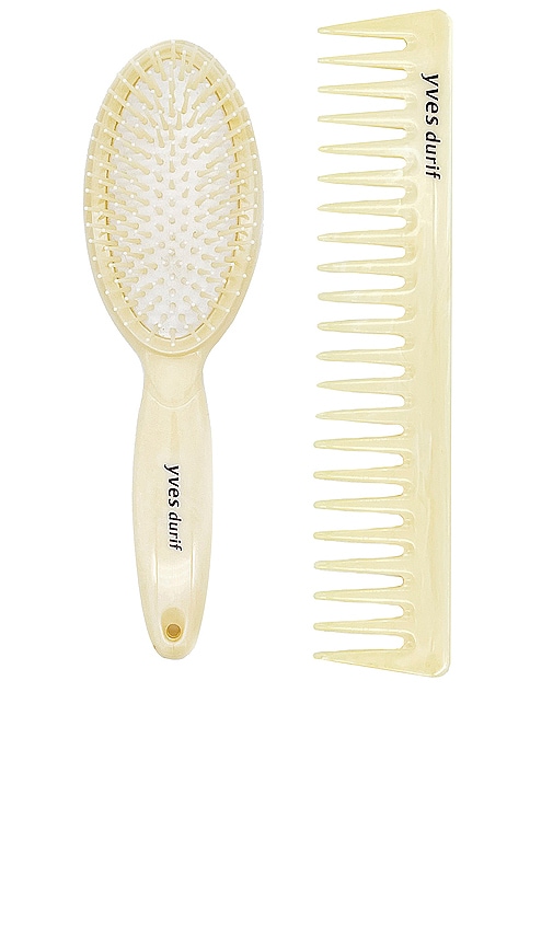 Yves Durif Petite Brush & Comb Set In Beauty: Na