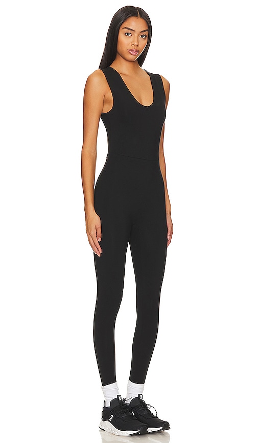 Shop Year Of Ours Body V Neck Jumpsuit In Black