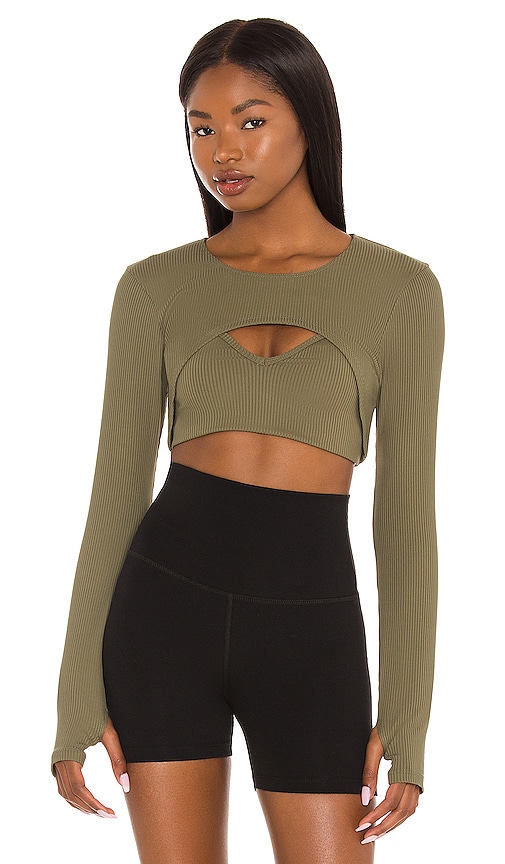 YEAR OF OURS Active Shrug in Olive