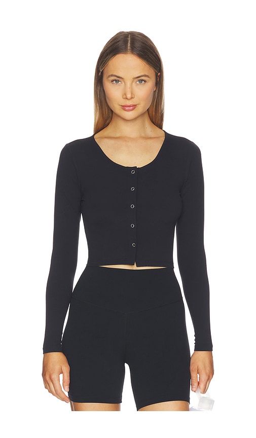 YEAR OF OURS Studio Cardigan in Black. - size S (also in XS, M, XL)