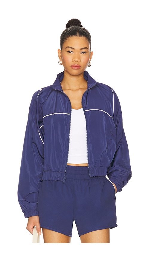 Tennis Windbreaker in Navy. - size S (also in L, M, XS)