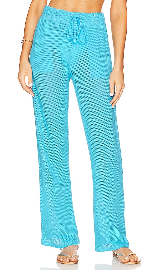 YEAR OF OURS Boardwalk Pant in Caribbean Blue