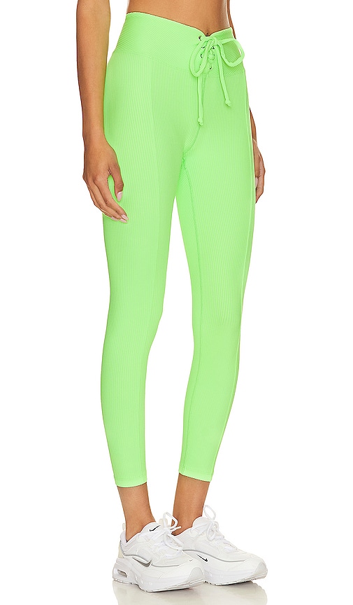 Shop Year Of Ours Ribbed Football Legging In Green