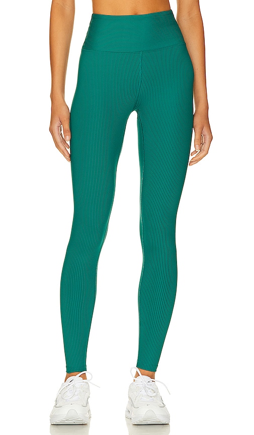 Shop Year Of Ours Ribbed High High Legging In Malachite