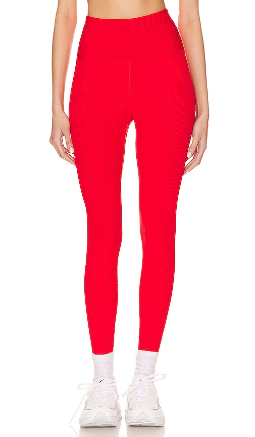 Shop Year Of Ours Ribbed High High Legging In Red